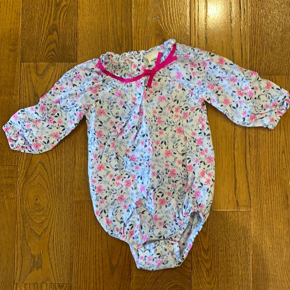 Oshkosh EUC Floral Bodysuit